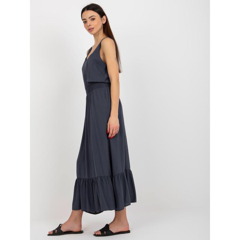 Dámské šaty s volánem bez rukávů FRESH MADE námořnicky modré