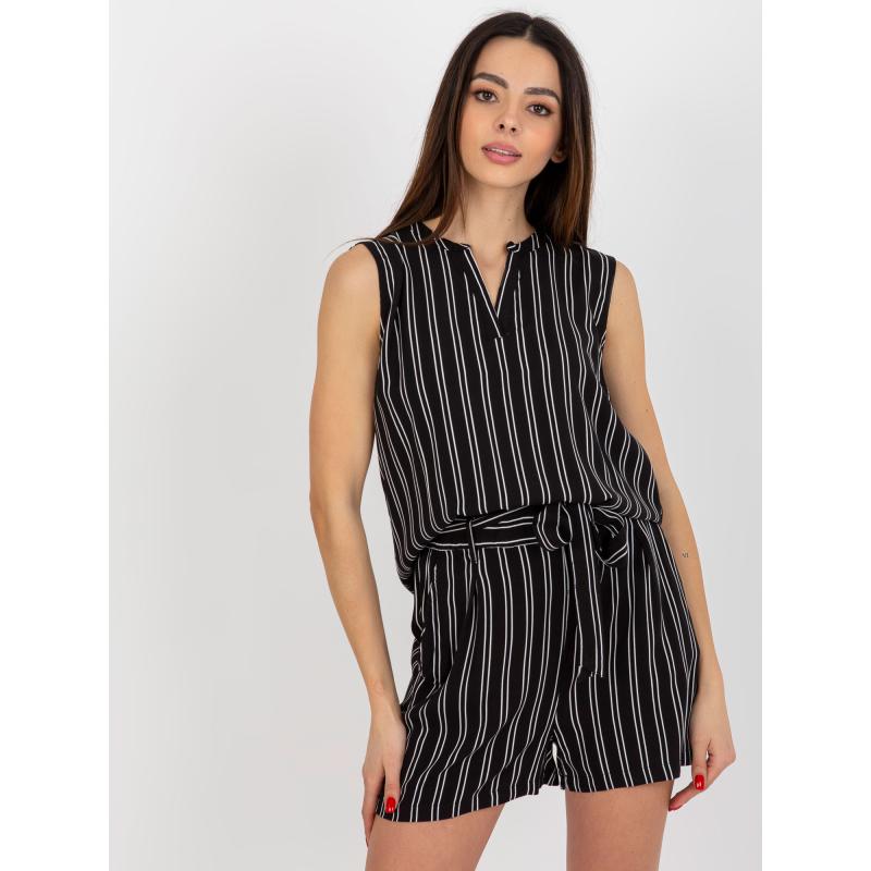 Női ujjatlan blúz FRESH MADE fekete