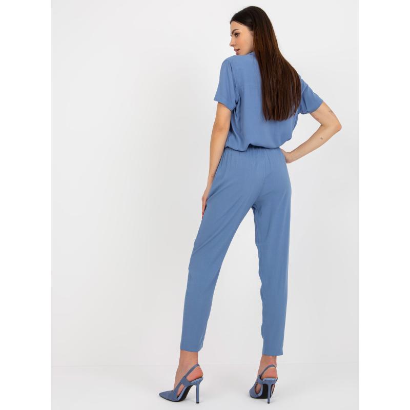 Dámské kalhoty s kapsami SUBLEVEL modré