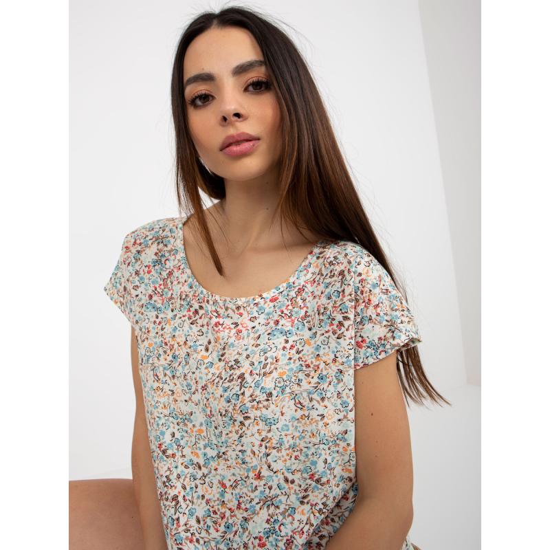 Dámská halenka s krátkými rukávy SUBLEVEL bílá 