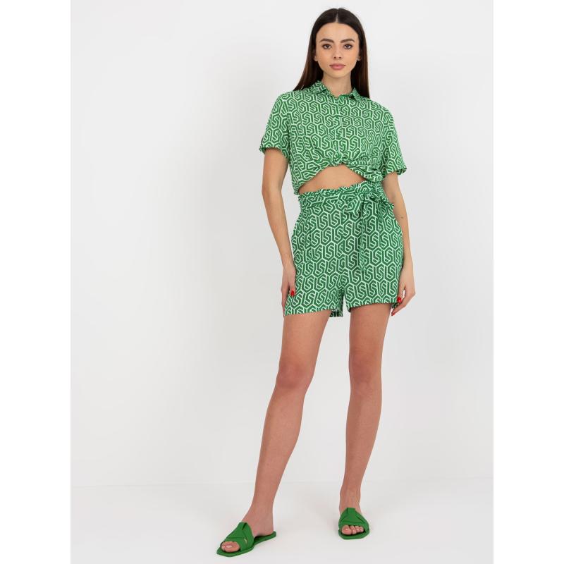 Dámské šortky s kapsami FRESH MADE zelené 