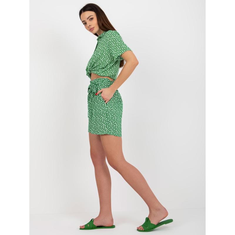 Dámské šortky s kapsami FRESH MADE zelené 