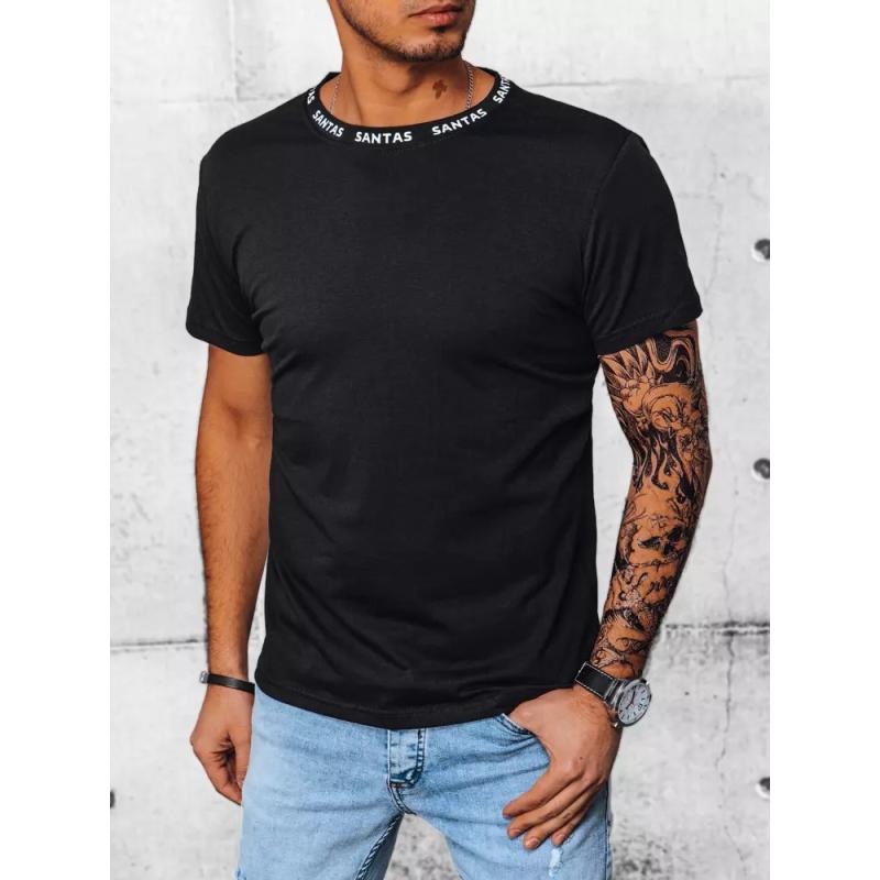 Pánske tričko s potlačou SANTAS čierne