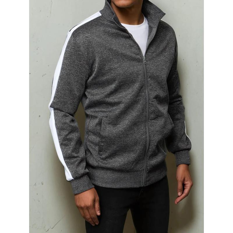 Férfi pulóver F52 szürke