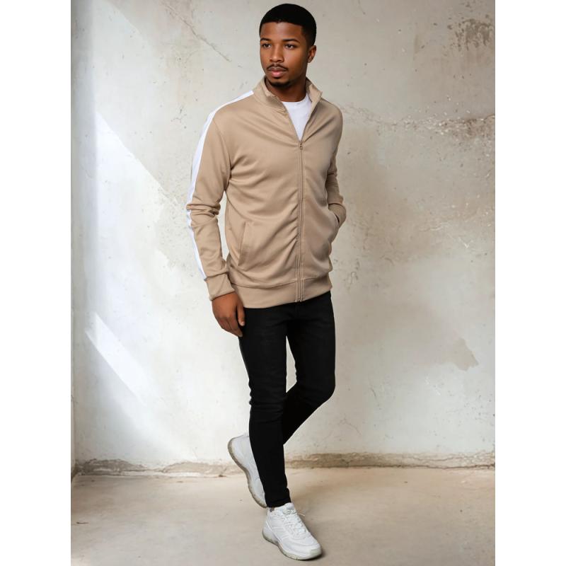 Férfi pulóver F52 khaki