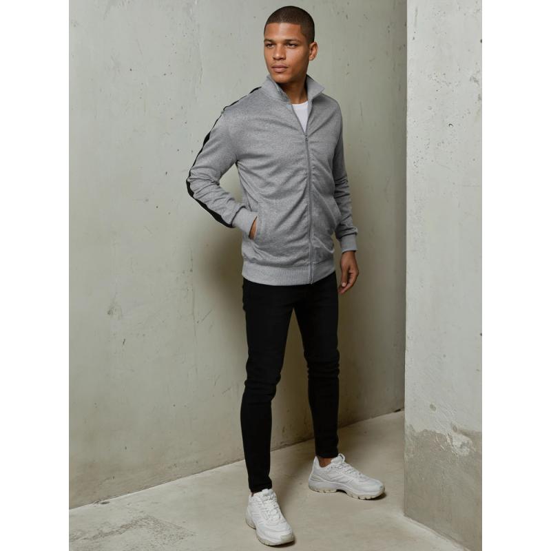 Pánská mikina F52 světle šedá