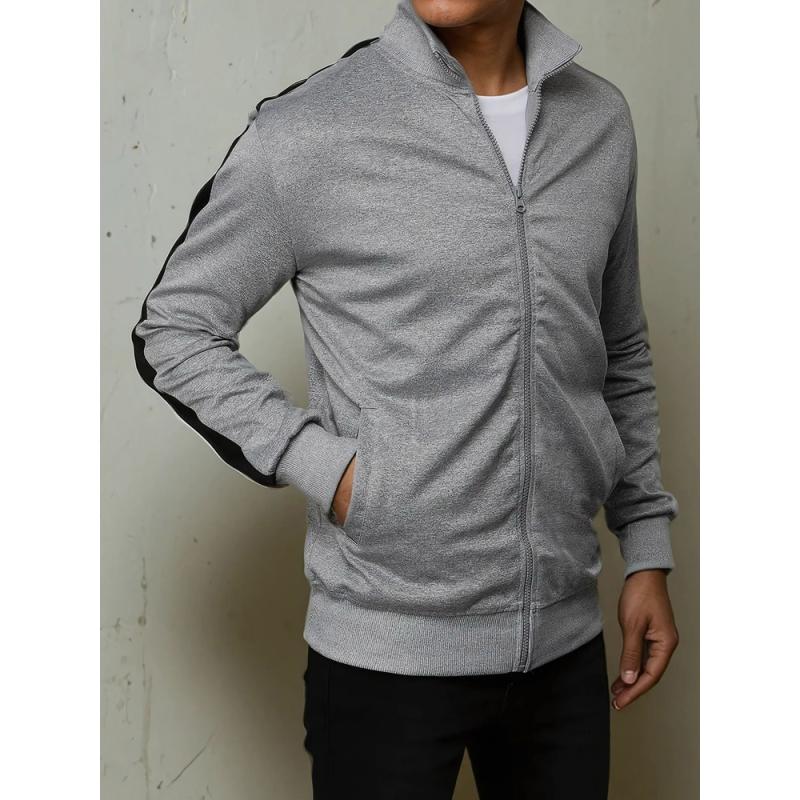 Pánská mikina F52 světle šedá