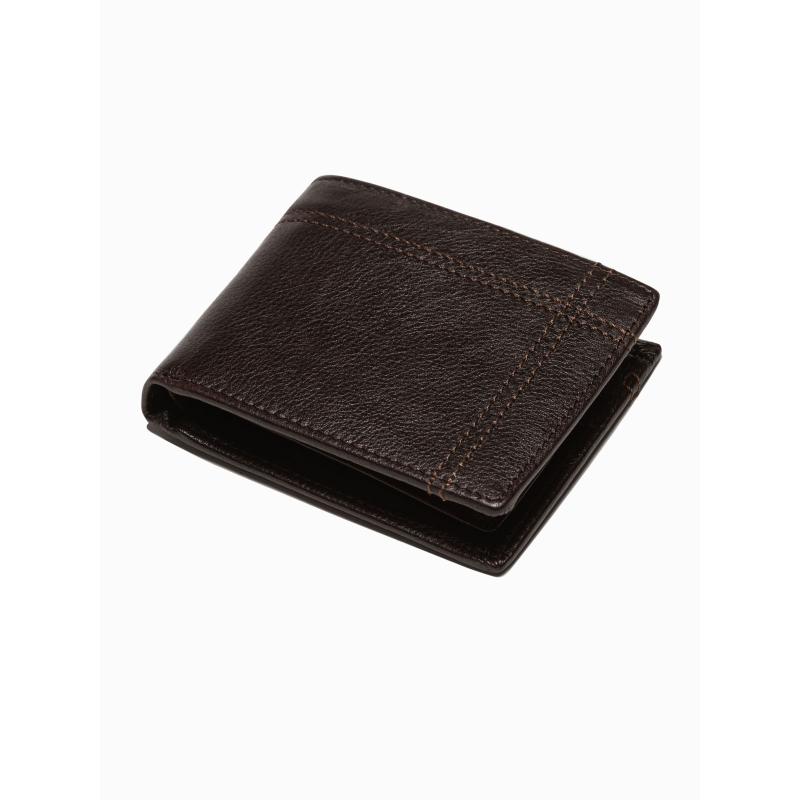 Pánska kožená peňaženka A790 hnedá