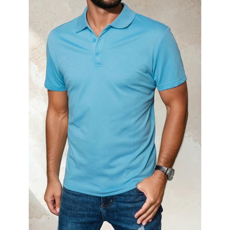 Pánska polokošeľa Q02 modrá