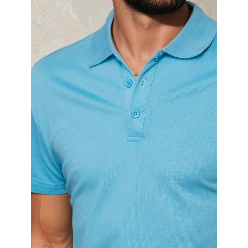 Pánska polokošeľa Q02 modrá