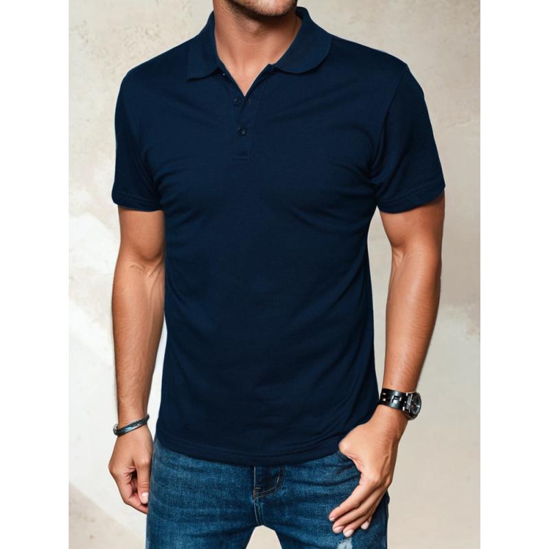 Pánská polokošile Q02 tmavě modrá