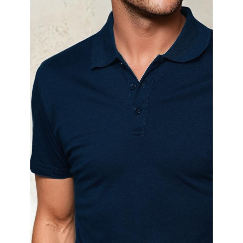 Pánská polokošile Q02 tmavě modrá