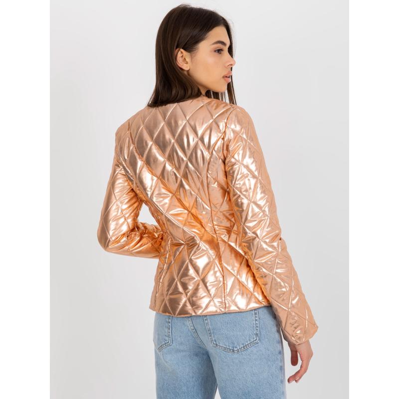 Dámska bunda bez kapucne EMILA zlatá