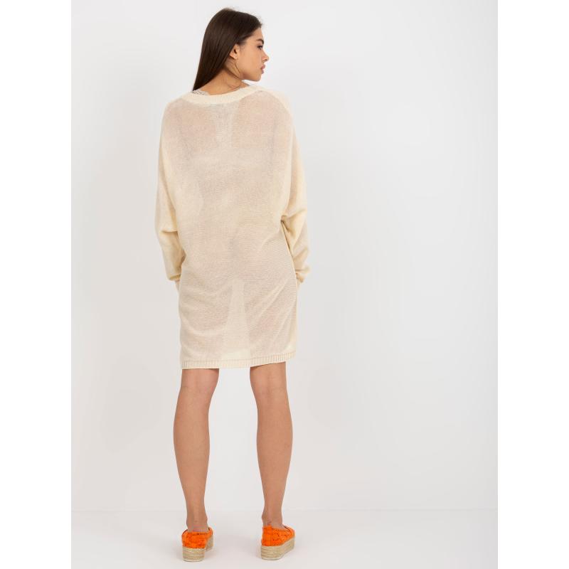 Dámske šaty voľného strihu na leto DOROTA svetlo béžové