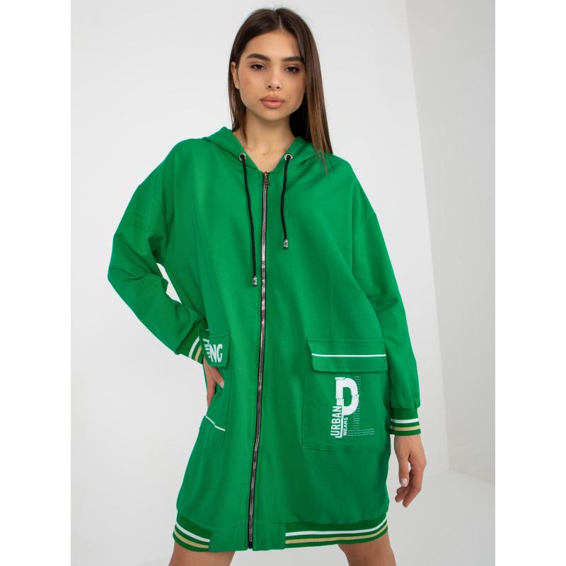 Dámská halenka s nápisy ZOJA zelená