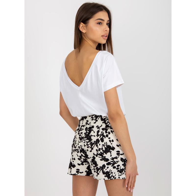 Dámské tričko s potiskem Amor RUE PARIS černobílé 