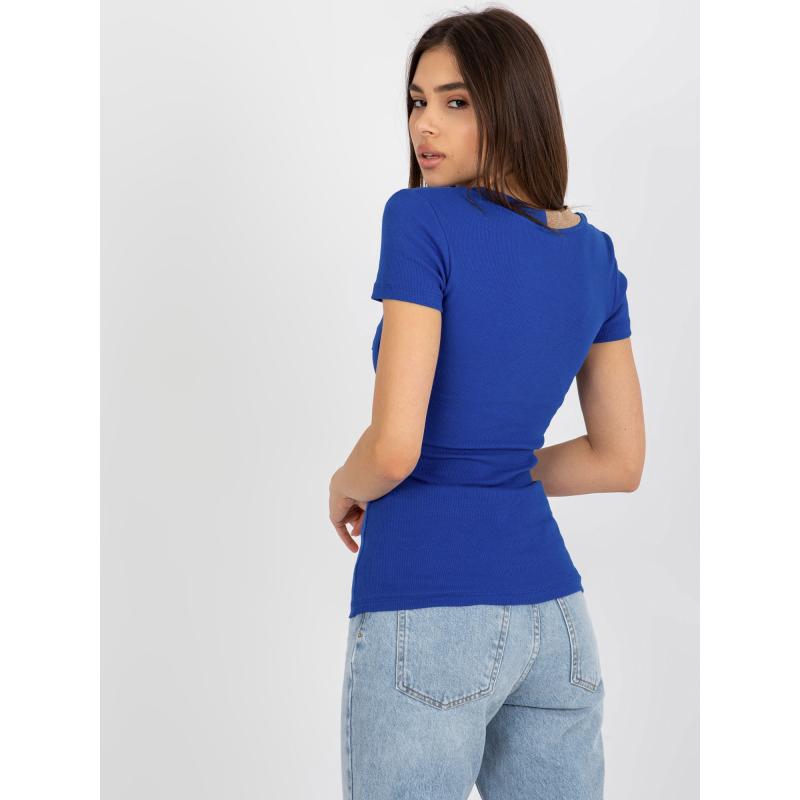 Dámská halenka s krátkým rukávem ANEA kobaltová