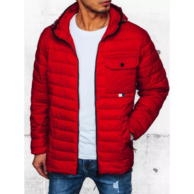 Férfi kabát L32 piros