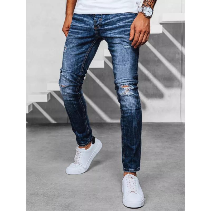 Pánske džínsové nohavice K9 modré