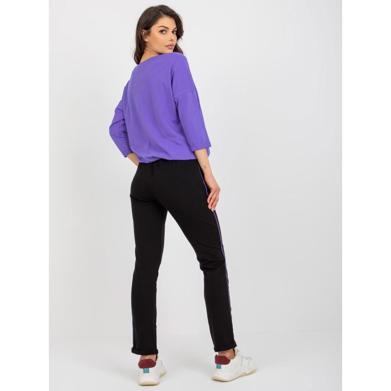 Női 3/4 ujjú blúz szett GUDULA lila
