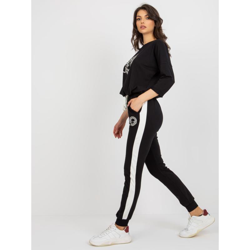 Női nyomtatott ruha ARNA fekete