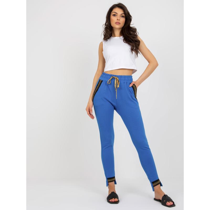 Női melegítőnadrág zsebekkel MARTINA sötétkék