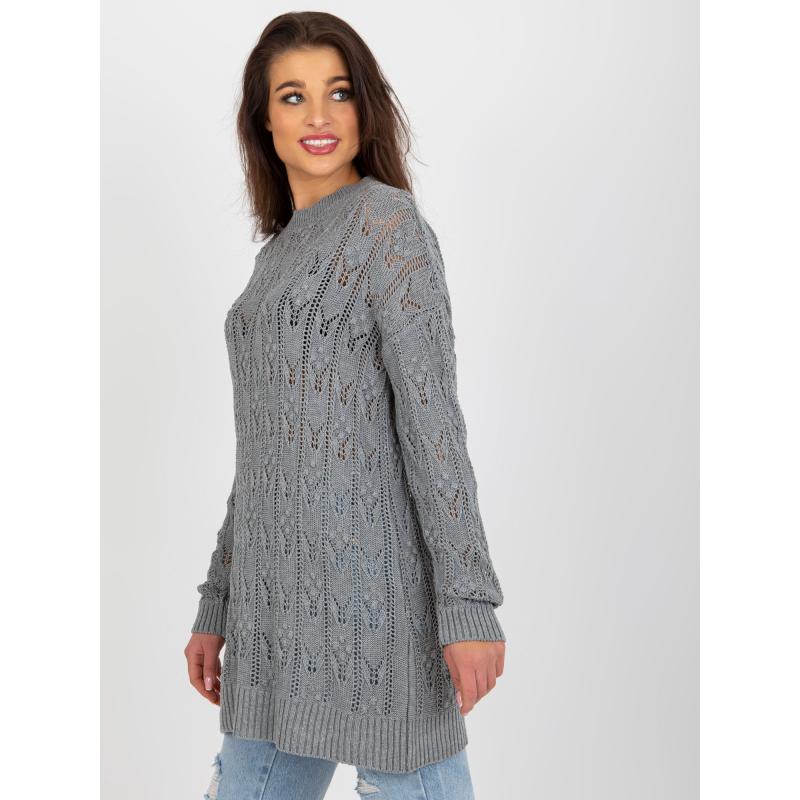 Női hosszú ujjú ruha GUSTAVA szürke