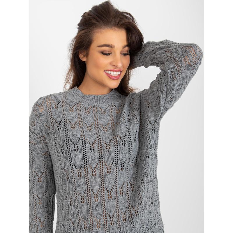 Női hosszú ujjú ruha GUSTAVA szürke