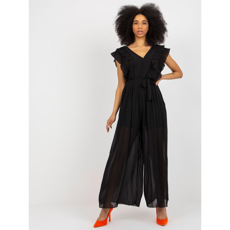 Dámský overal bez rukávů OCH BELLA černý 