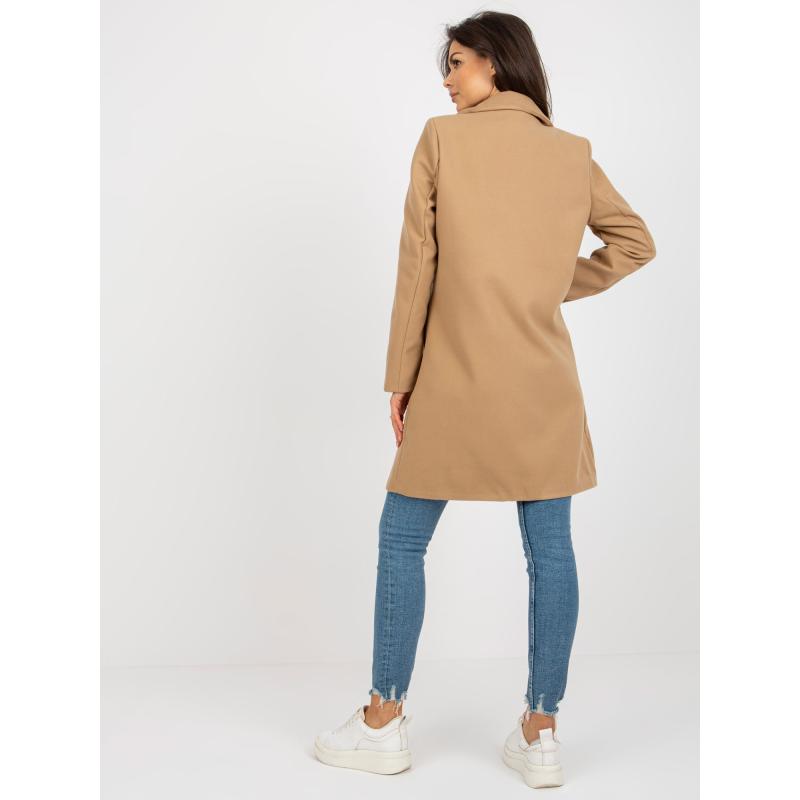 Női kabát béléssel OCH BELLA barna