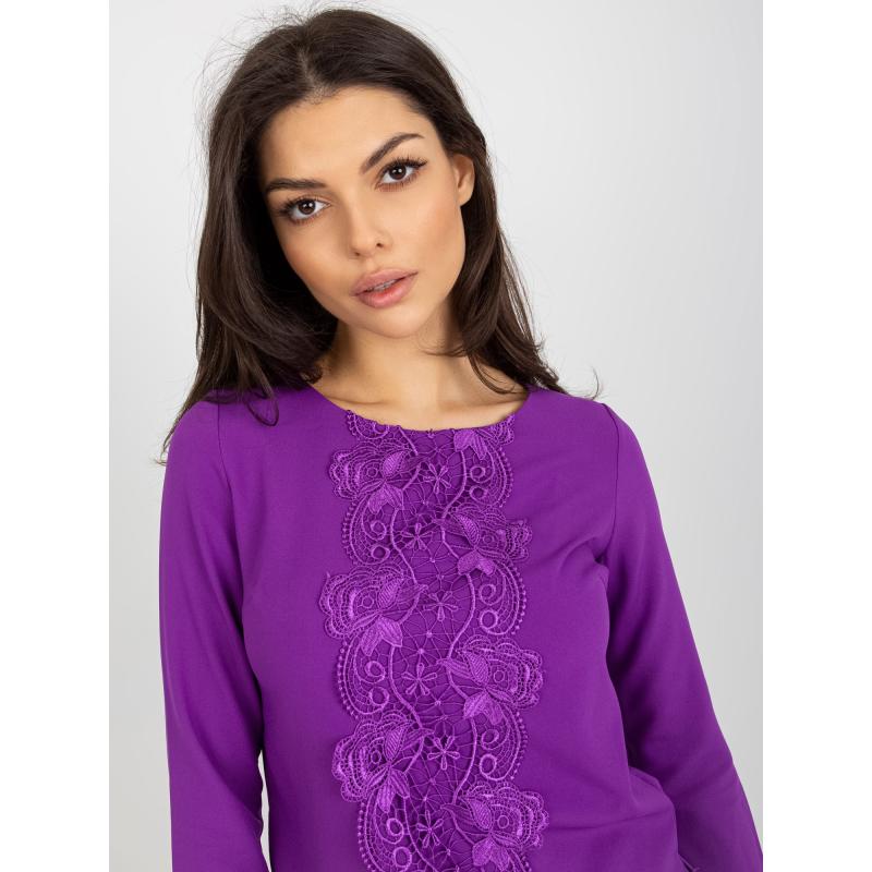 Női 3/4-es ujjú blúz KALRA lila