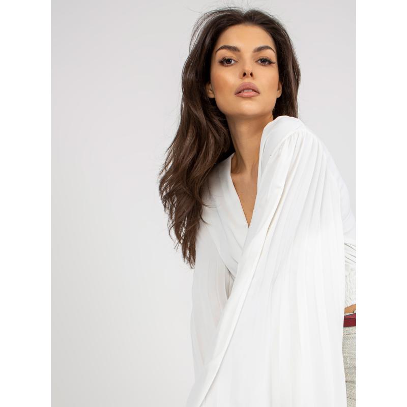 Dámská halenka s plisovanými rukávy IZI ecru