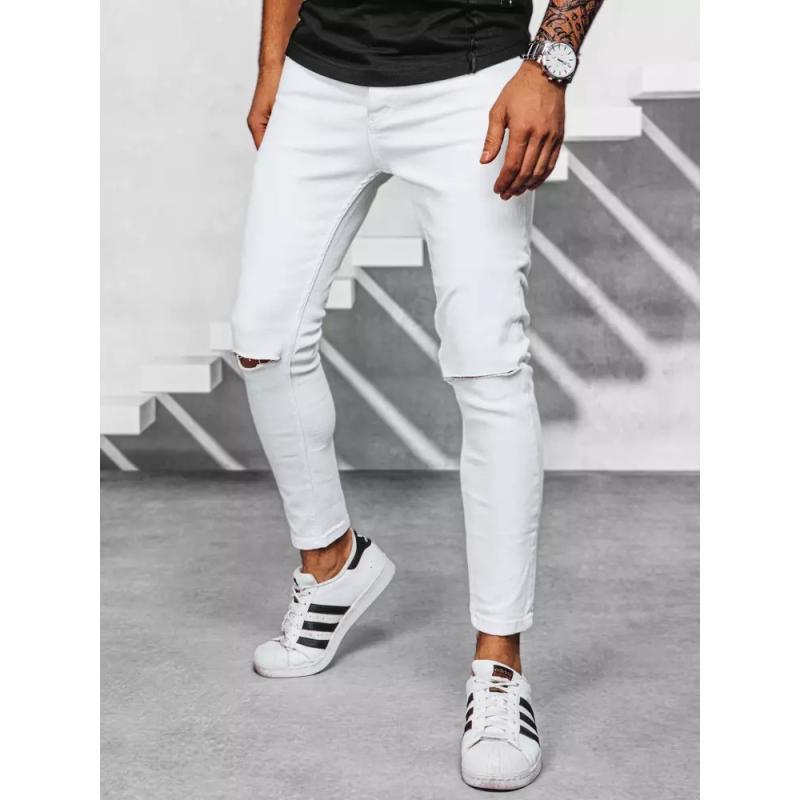 Pánské džínové kalhoty IMOS bílé 