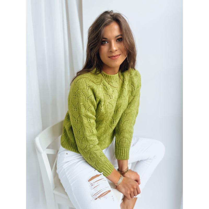 Női ALCAMO pulóver világoszöld