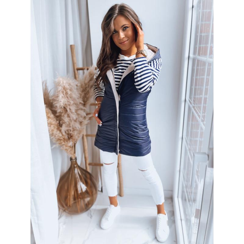 Dámska vesta MELANI tmavo modrá