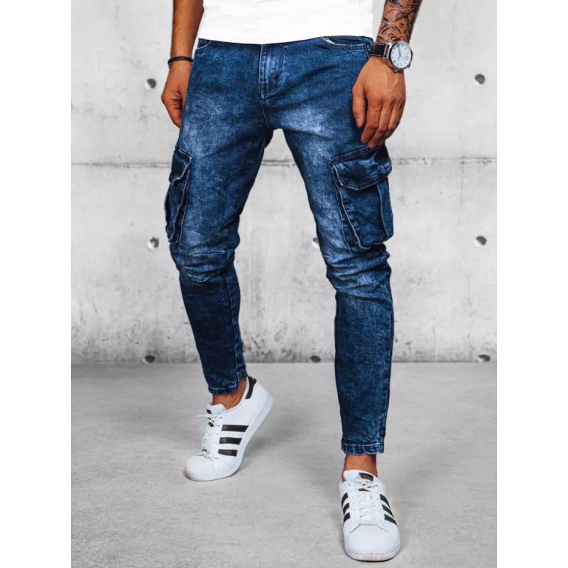 Pánské kalhoty džínové R23 modré