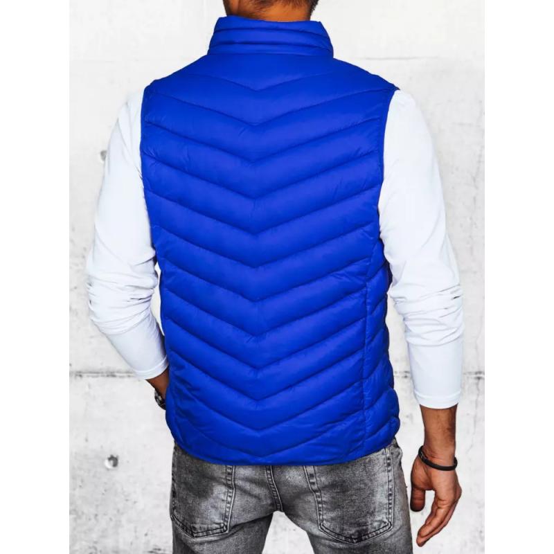 Férfi steppelt mellény DAILY kék