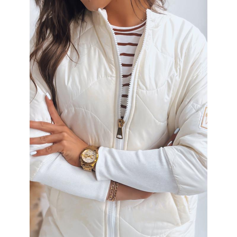 Dámska prešívaná bunda ARANA ecru