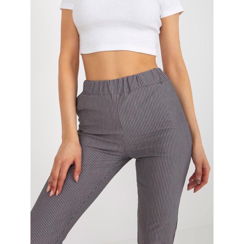 Dámské kalhoty s kapsami LINES fialové