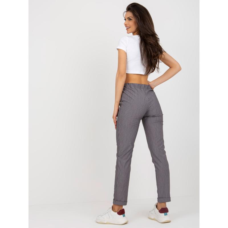 Dámské kalhoty s kapsami LINES fialové