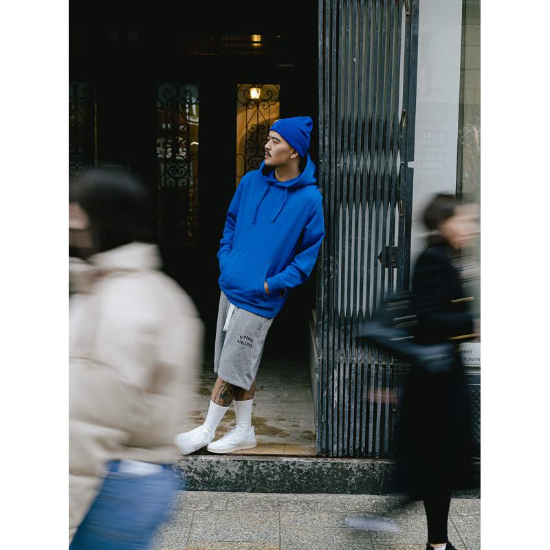 Pánské šortky ATH SH W425 šedý melanž