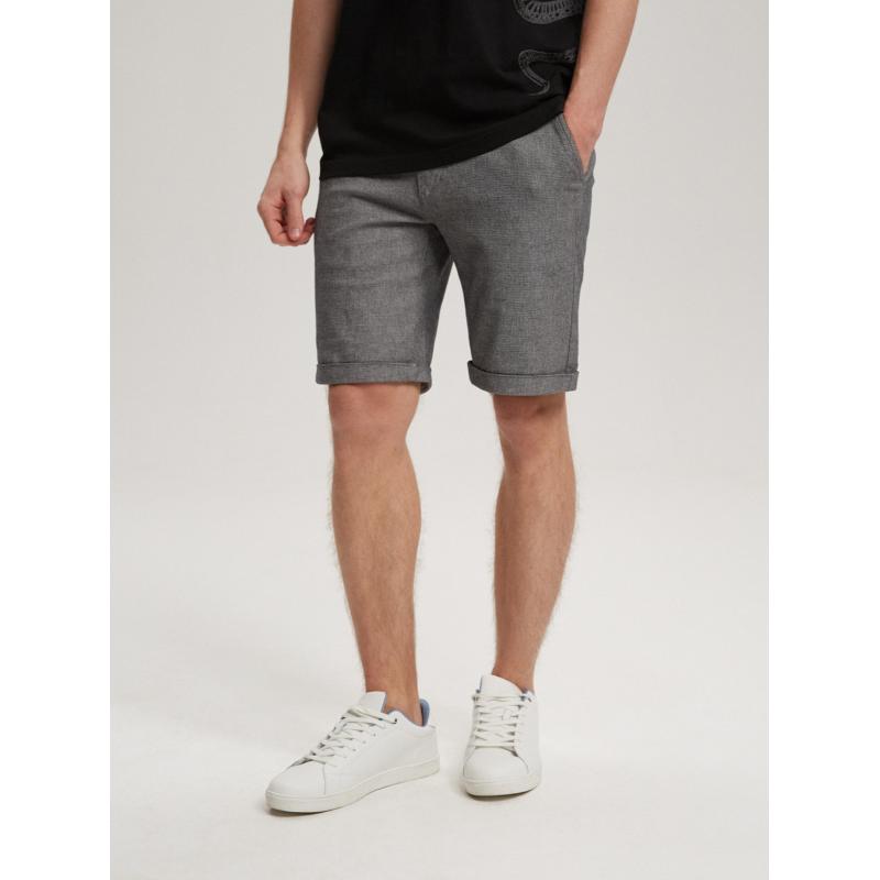 Férfi rövidnadrág PRM SH 302 W429 szürke melange