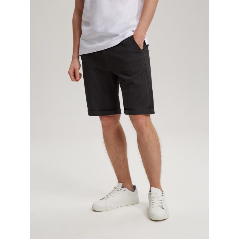 Pánské kraťasy PRM SH 302 W429 melanžová grafitová 