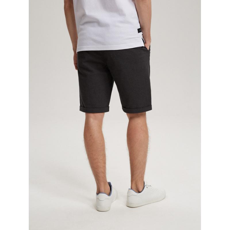 Pánské kraťasy PRM SH 302 W429 melanžová grafitová 