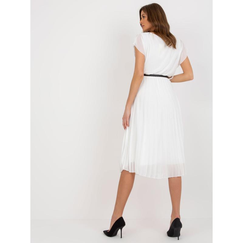 Dámské šaty s krátkým rukávem ZLATKO ecru 