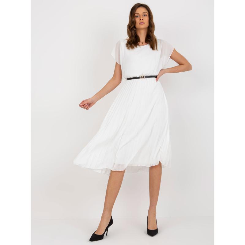 Dámské šaty s krátkým rukávem ZLATKO ecru 