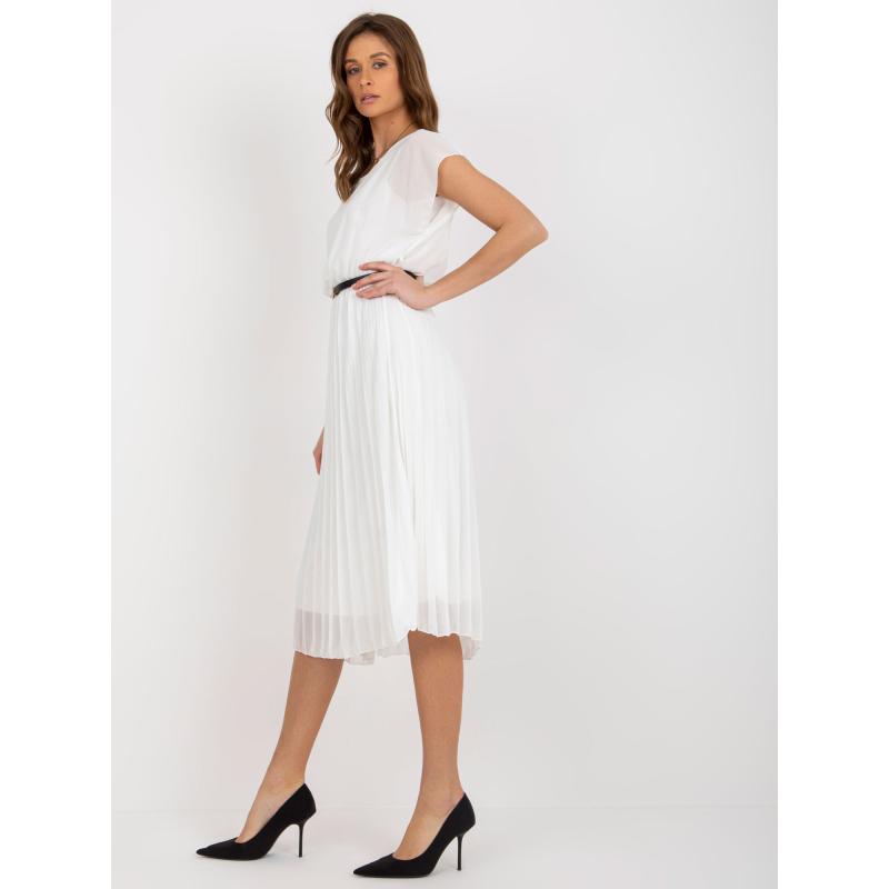 Dámské šaty s krátkým rukávem ZLATKO ecru 