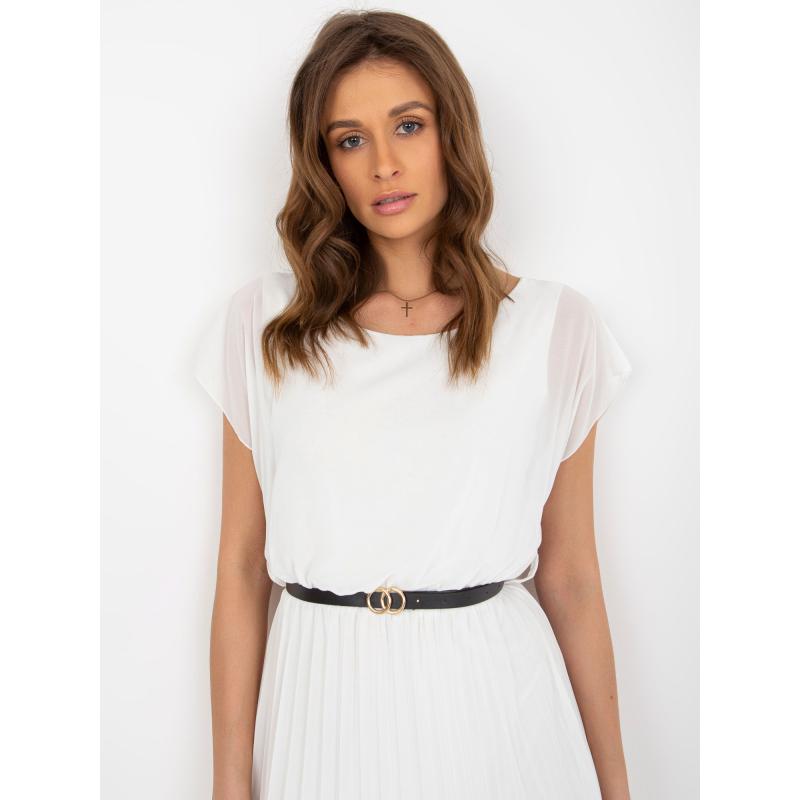 Dámské šaty s krátkým rukávem ZLATKO ecru 