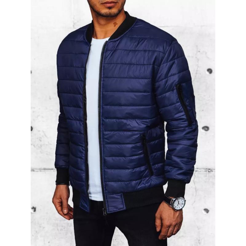 Férfi steppelt bomberdzseki SIKA sötétkék