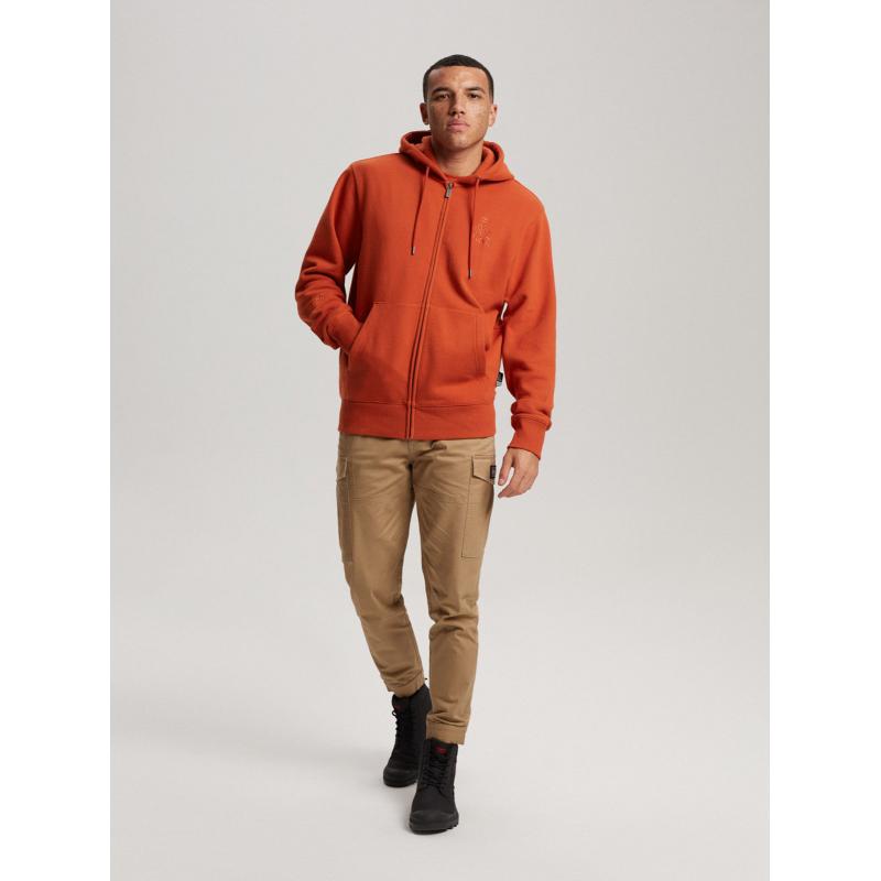 Pánská mikina DKR DSRT ZH1 B1567 oranžová